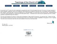 Tablet Screenshot of ibchurchofchrist.com